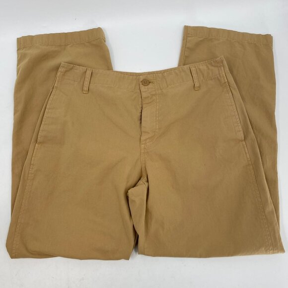 J. Crew Tan Wide-Leg Classic Pants | Size 28 - Picture 3 of 8